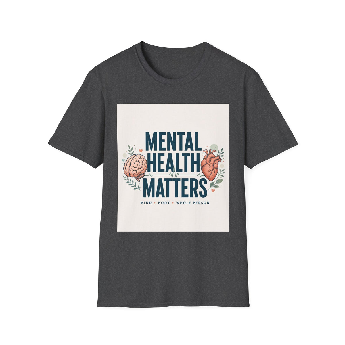 Bold Typography Design Emphasizing Mental Health Awareness