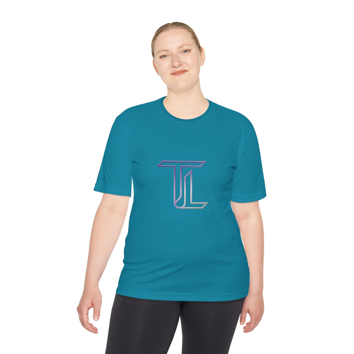 Monogram TL Performance Tee — Moisture-Wicking Athletic Shirt