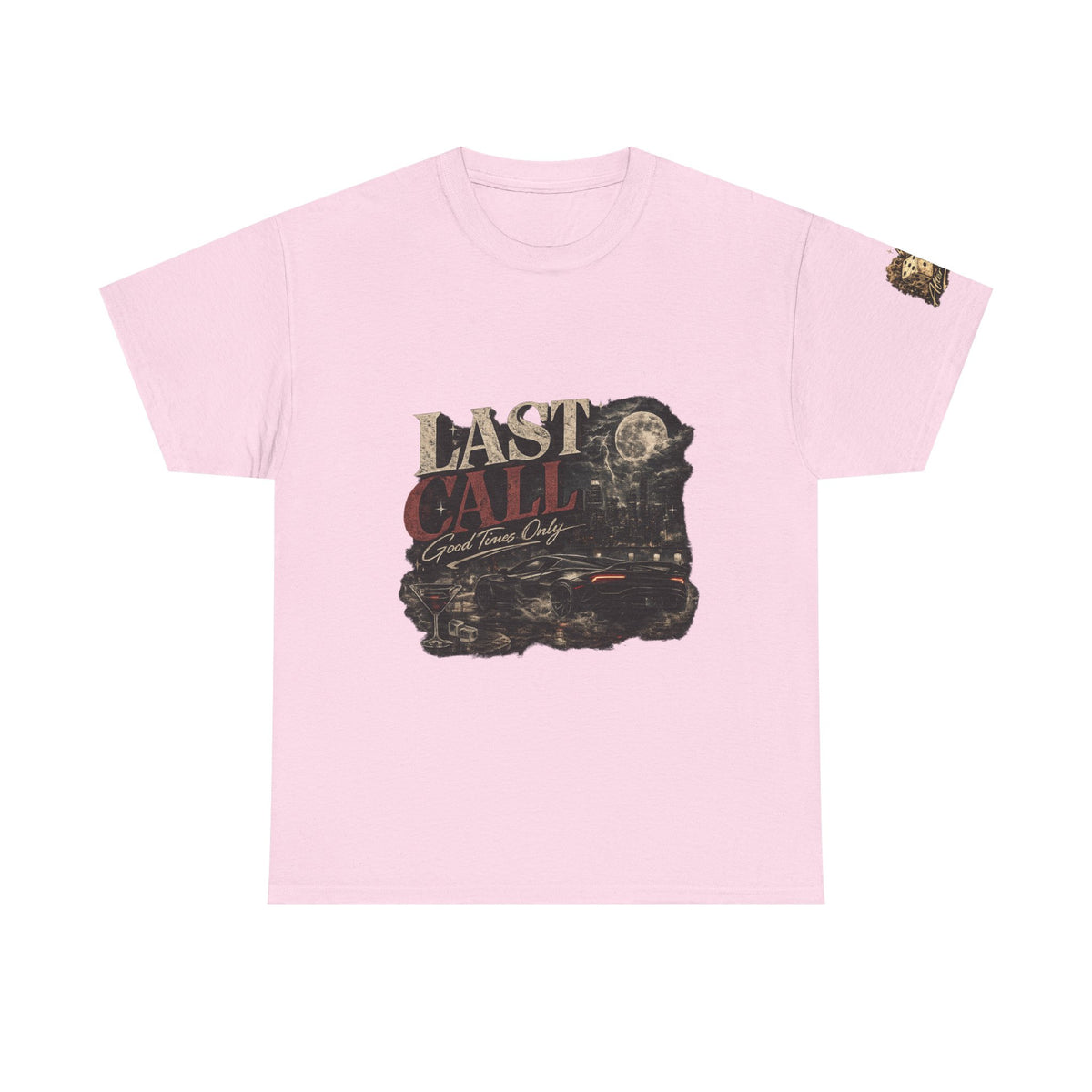 Last Call Graphic Tee — Vintage Bar Nightlife T‑Shirt