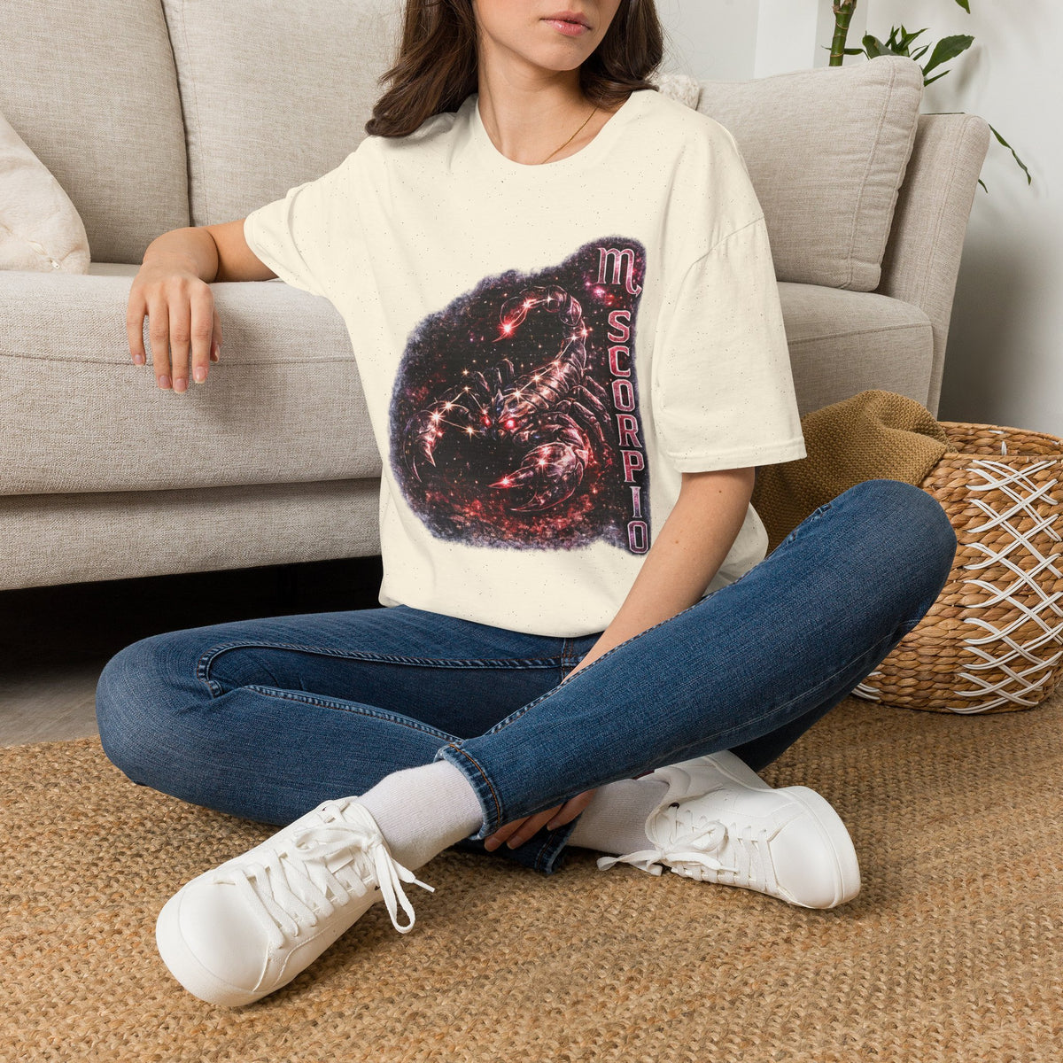 Scorpio Zodiac T-Shirt — Cosmic Scorpion Astrology Tee