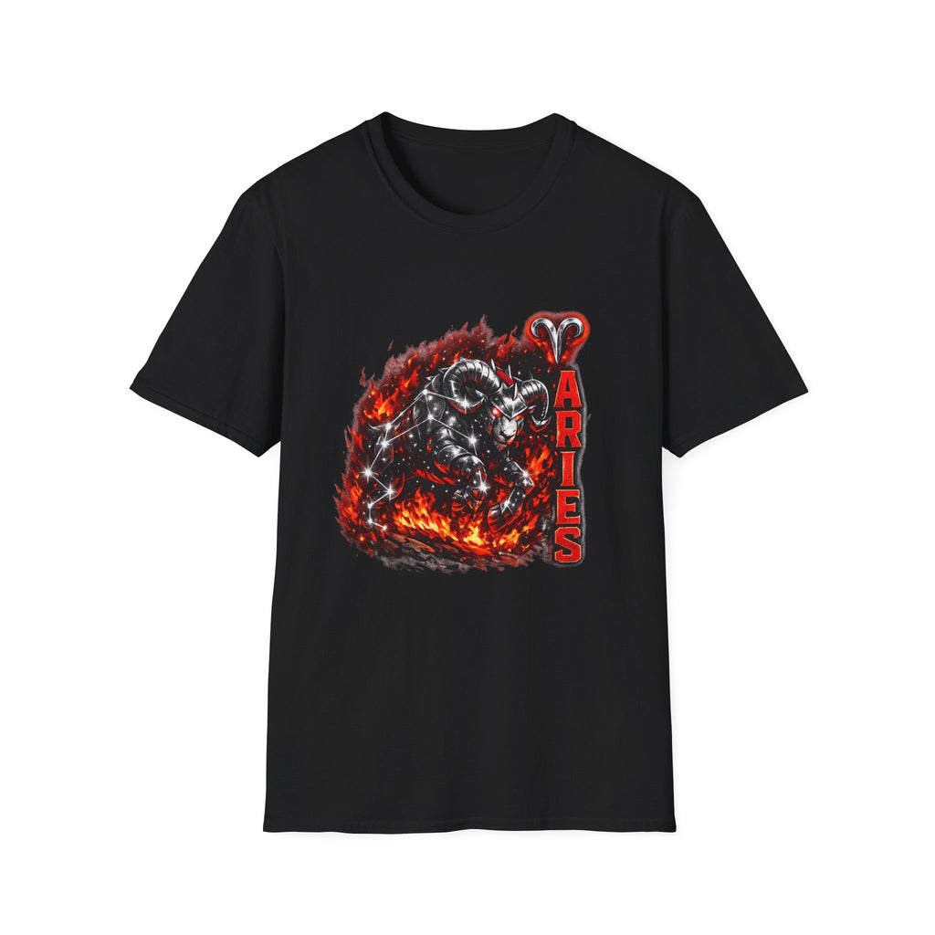 Aries Ram Zodiac T-Shirt — Fiery Ram Astrology Tee