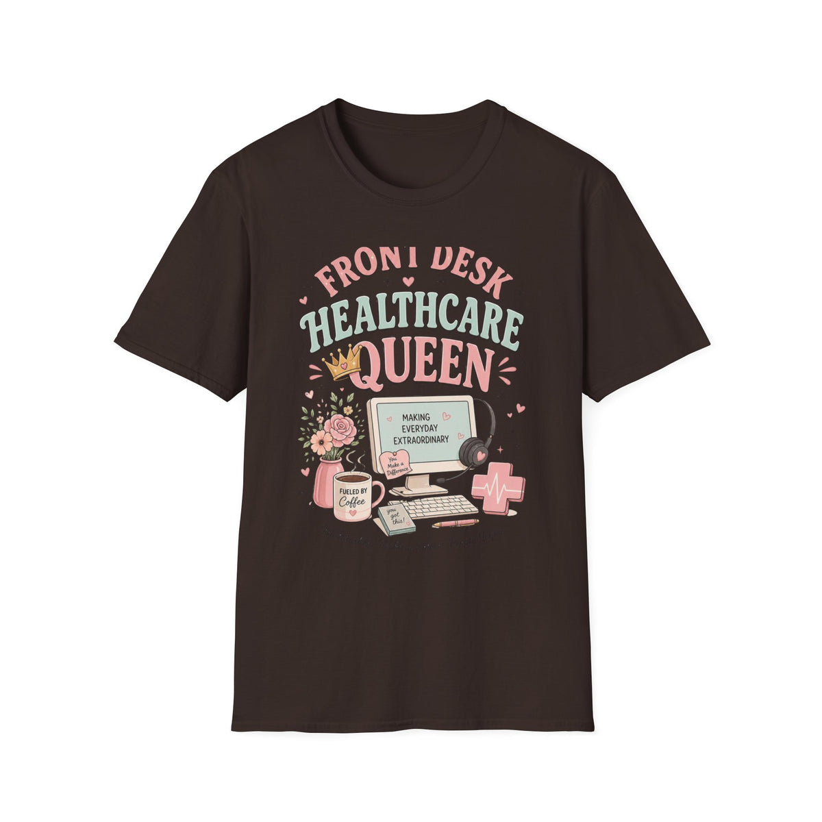 Playful Feminine Design For Front Desk Healthcare Queen