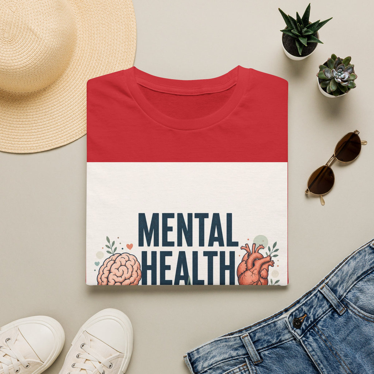 Bold Typography Design Emphasizing Mental Health Awareness