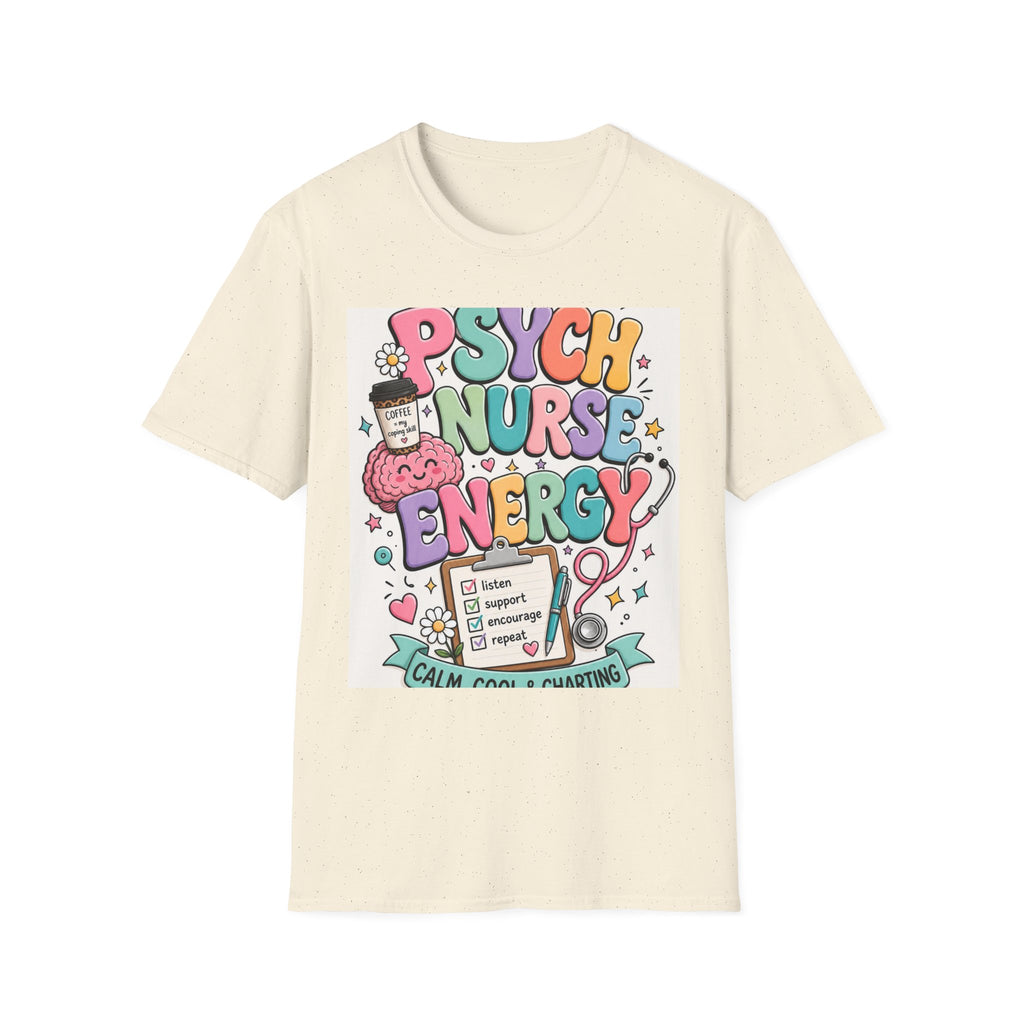 Playful Typography Design Celebrating Psych Nurse Energy