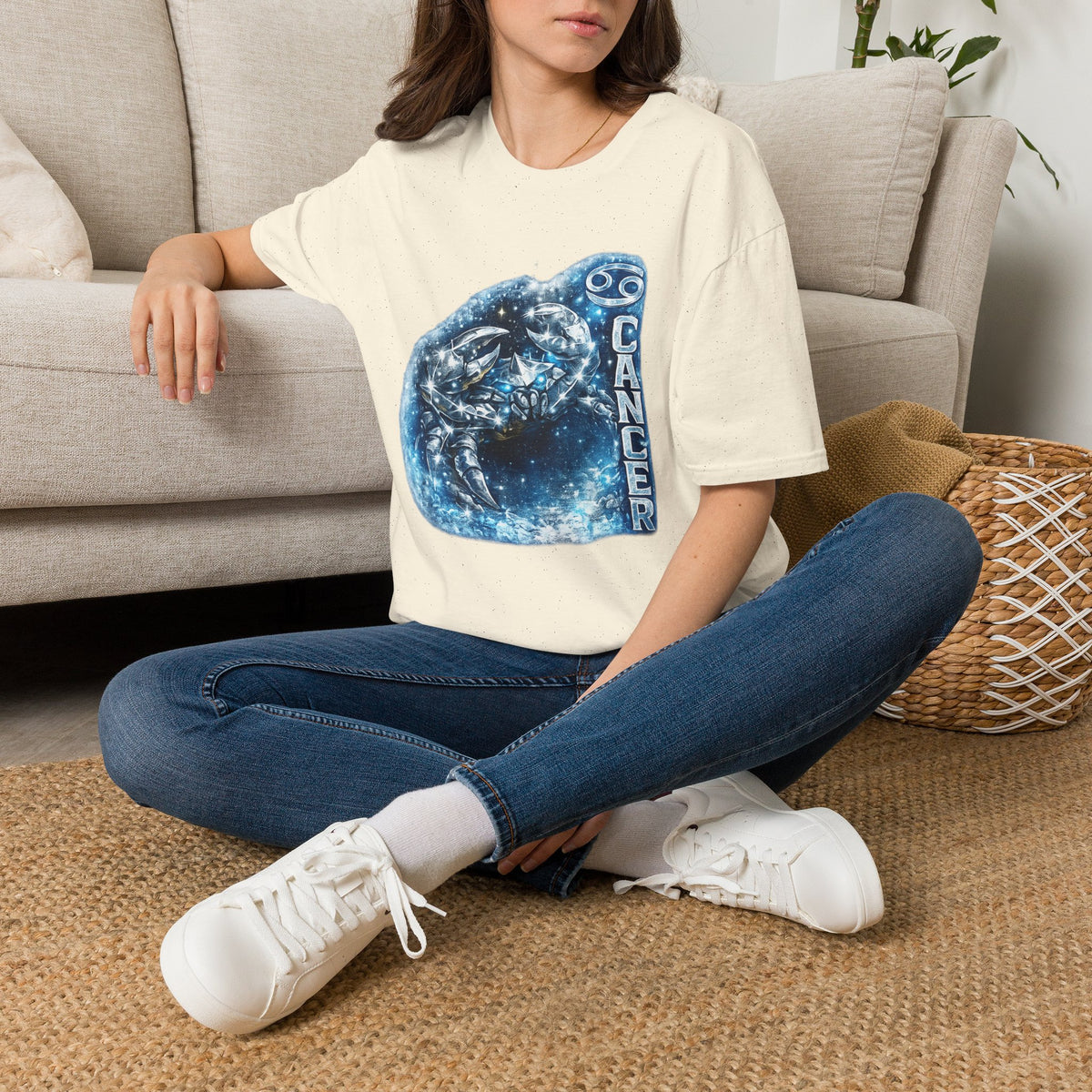 Cancer Zodiac T-Shirt — Cosmic Crab Astrology Tee