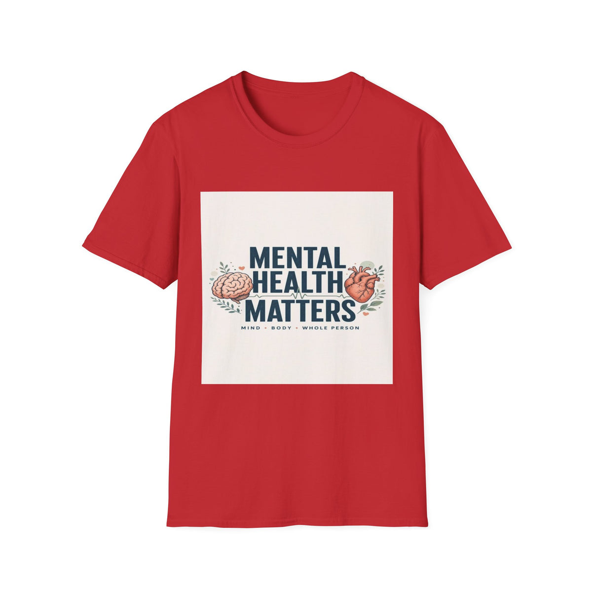 Bold Typography Design Emphasizing Mental Health Awareness- Graphic Tees