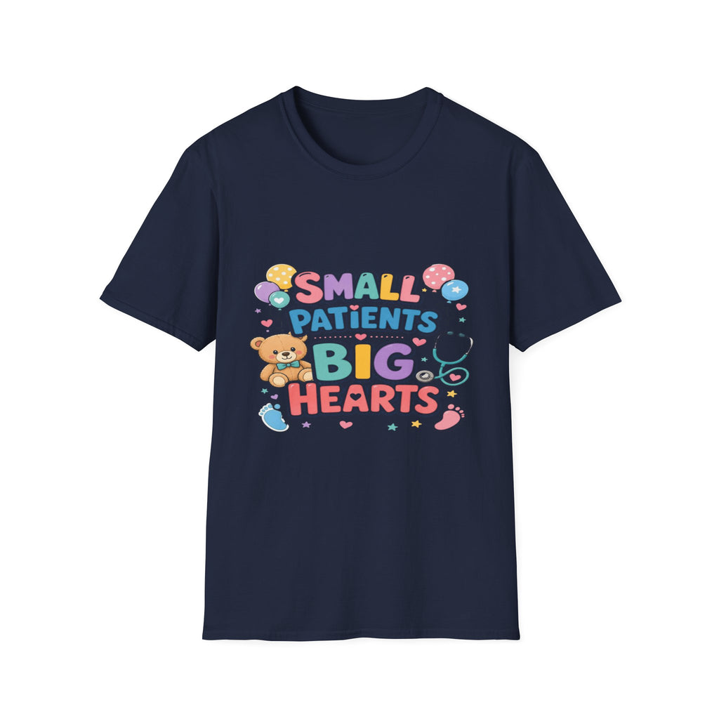 Vibrant T-Shirt Design Celebrating Pediatric Care With Balloons- Graphic Tees