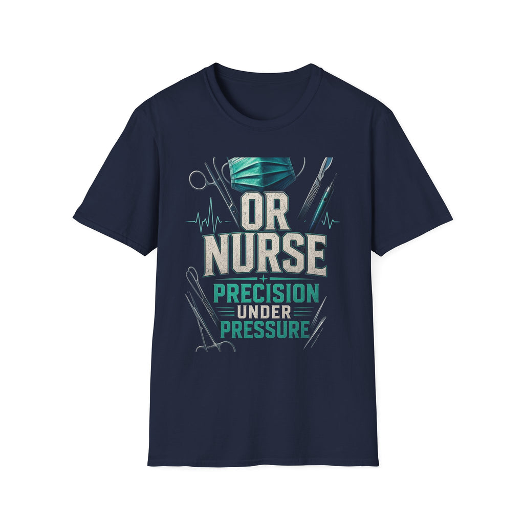 Bold Typography T Shirt Design For OR Nurse Theme