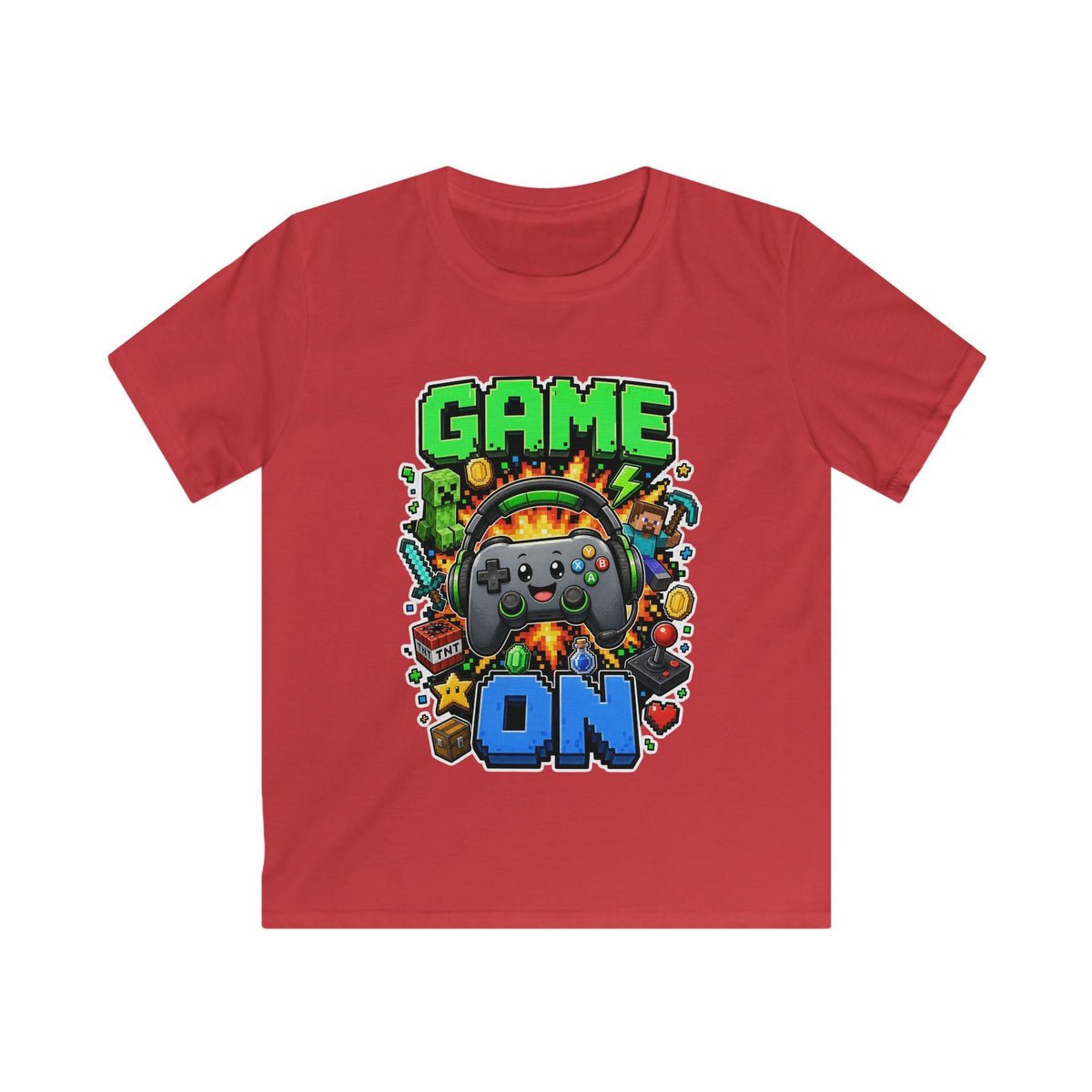 Kids Tee - "Game On" Retro Gamer Controller Design