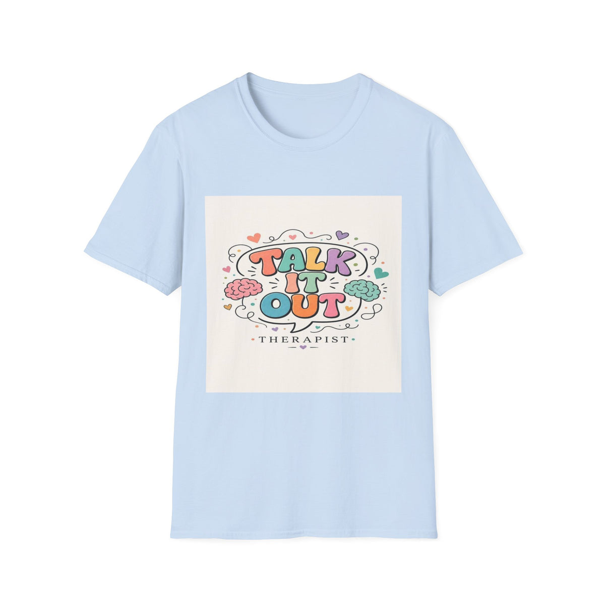 Colorful Speech Bubble Design With Playful Typography And Whimsical Elements- Graphic Tees