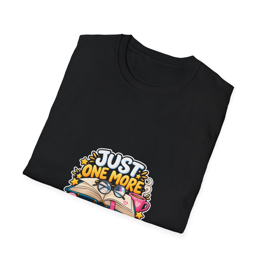 Just One More Chapter T-Shirt – Cute Book Lover Reading Graphic Tee