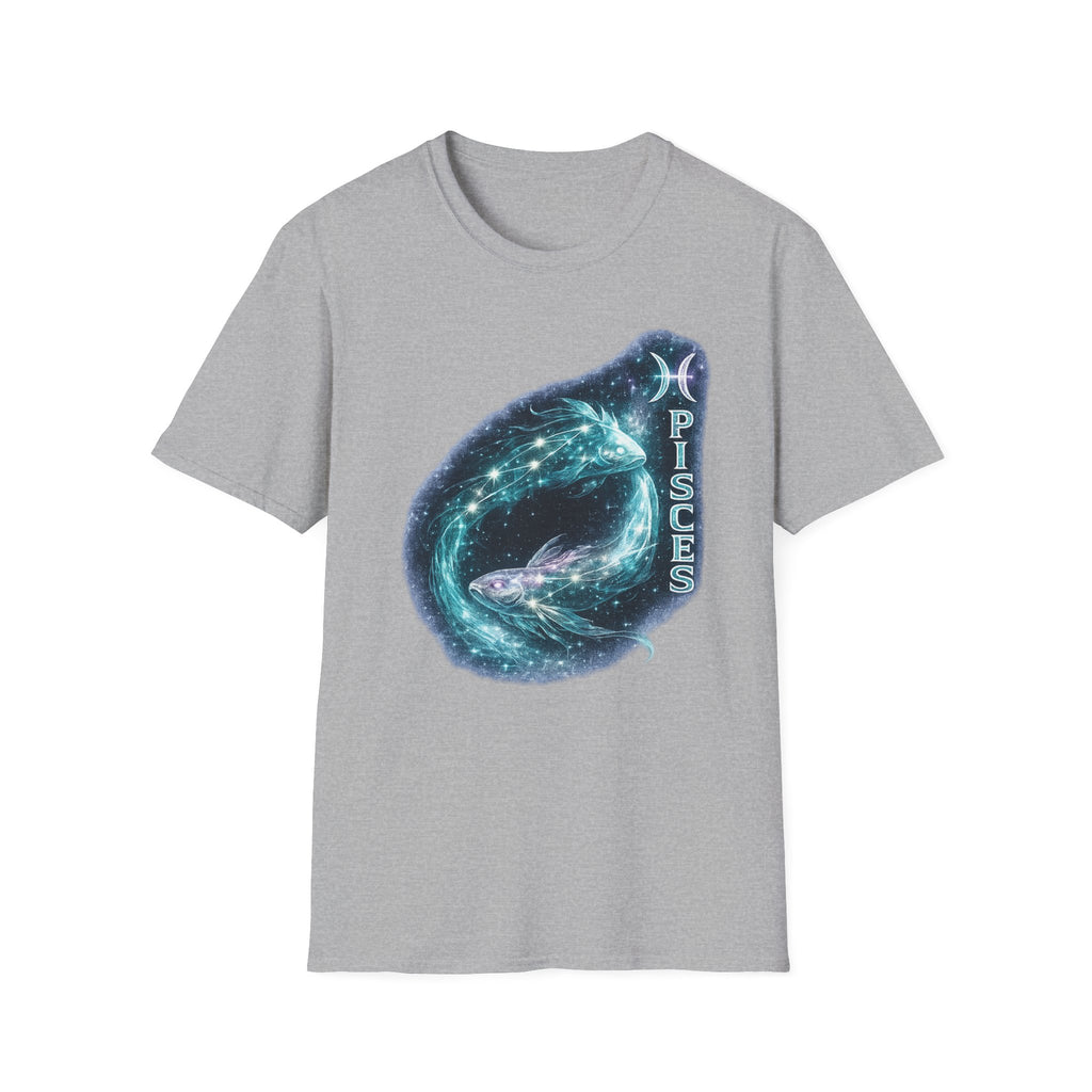 Pisces Zodiac T-Shirt — Starry Whale Astrology Tee