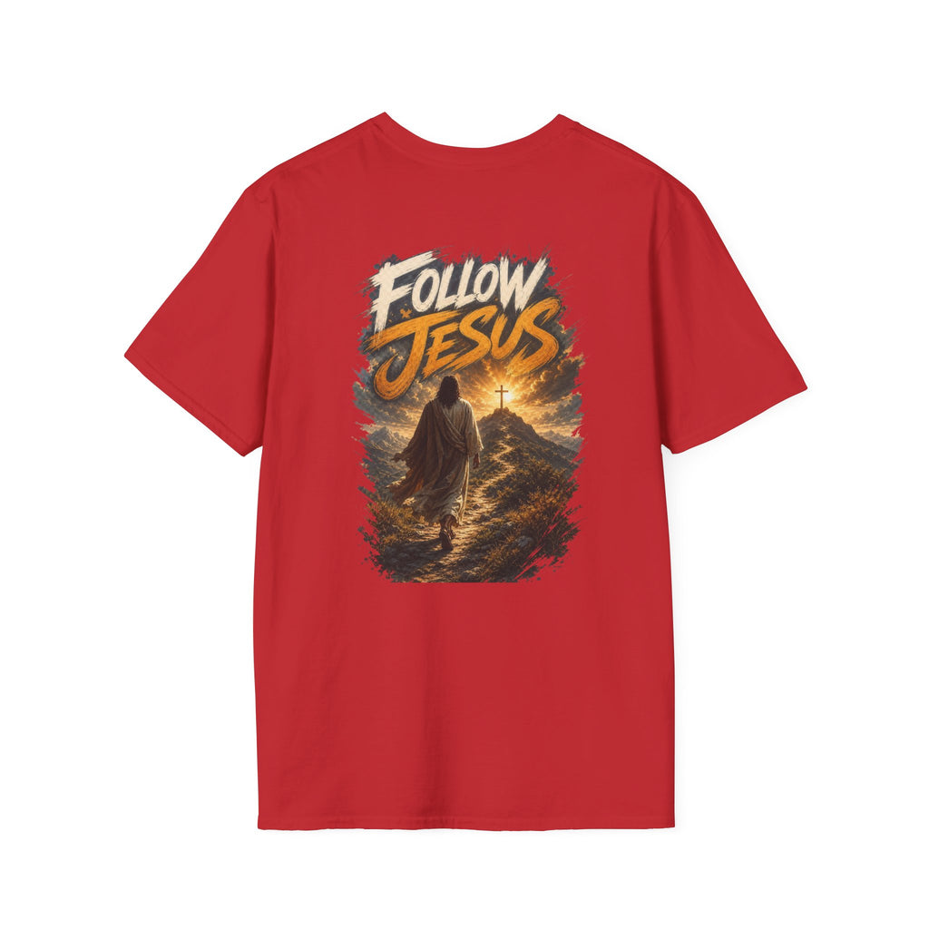 Christian Cross T-Shirt — Rustic Crown of Thorns Design