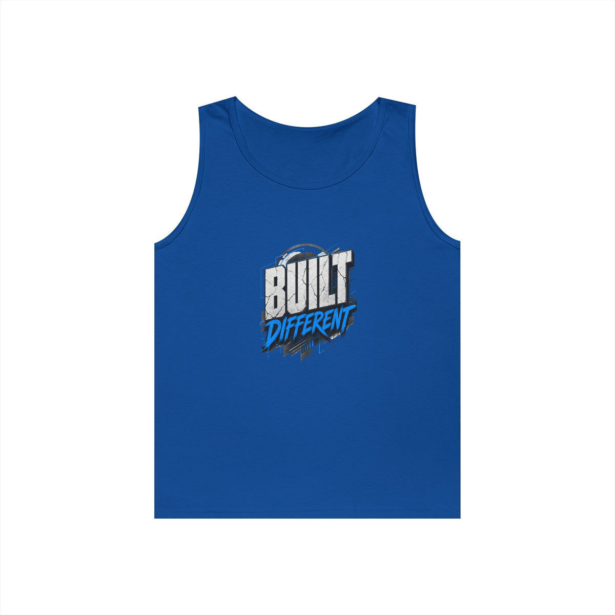Built Different Tank Top – Graphic Motivational Workout Tee