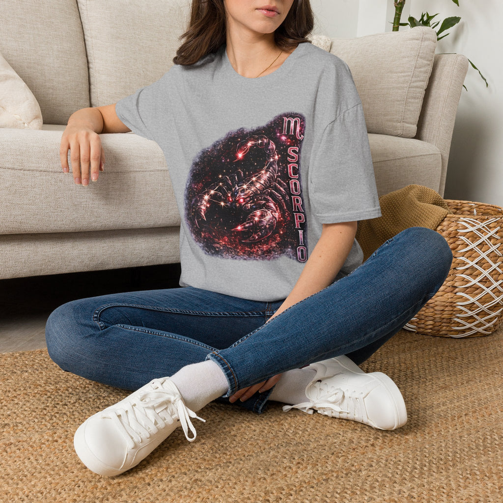 Scorpio Zodiac T-Shirt — Cosmic Scorpion Astrology Tee