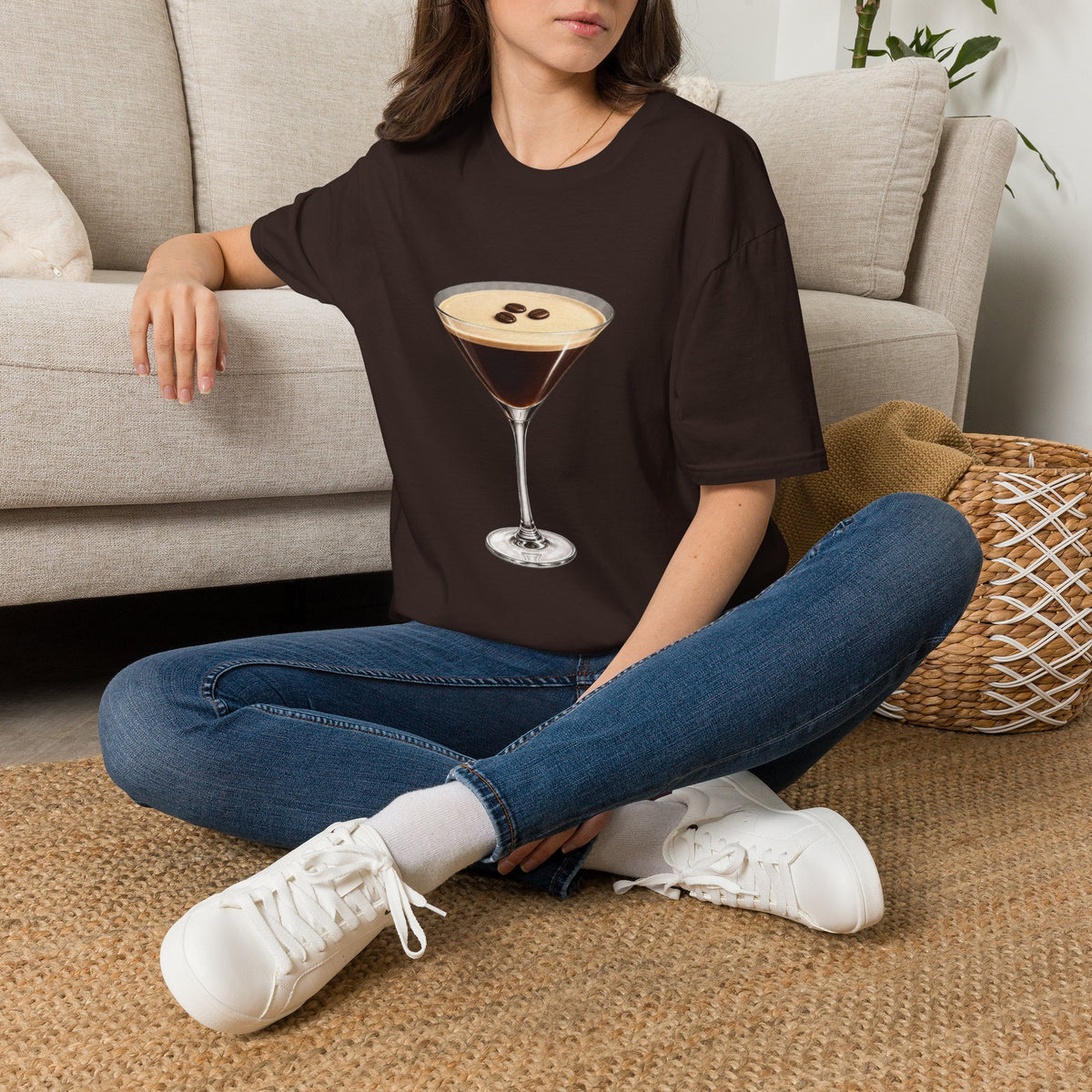 Espresso Martini T-Shirt — Cocktail Graphic Tee for Coffee & Cocktail Lovers