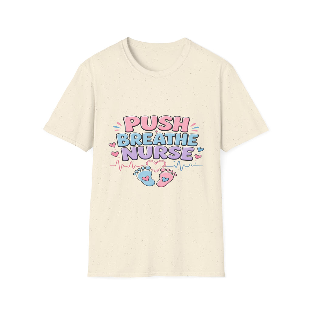 Playful Typography Design With Baby Footprints And Heart- Graphic Tees