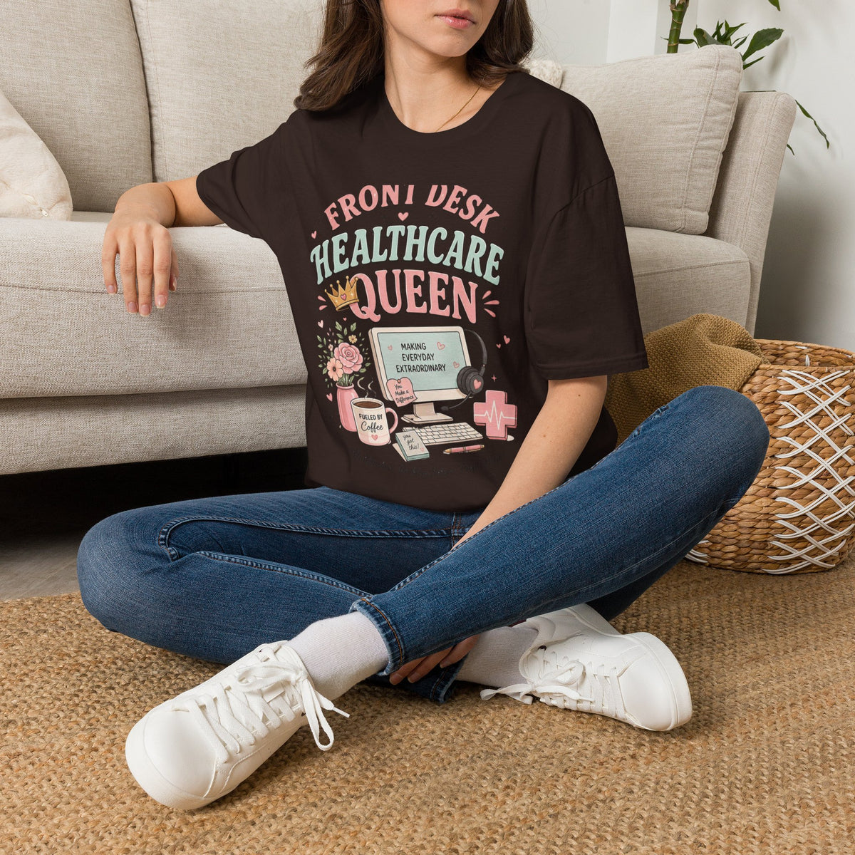 Playful Feminine Design For Front Desk Healthcare Queen