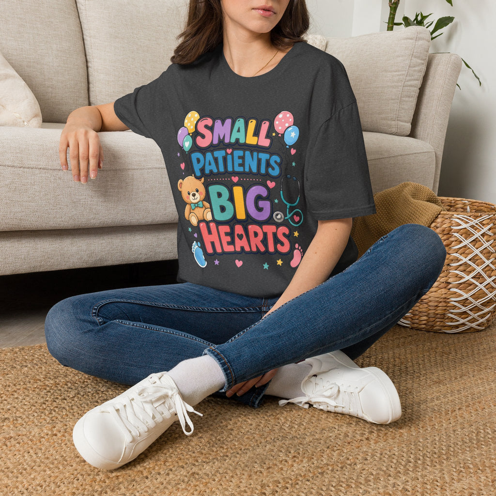 Vibrant T Shirt Design Celebrating Pediatric Care With Balloons