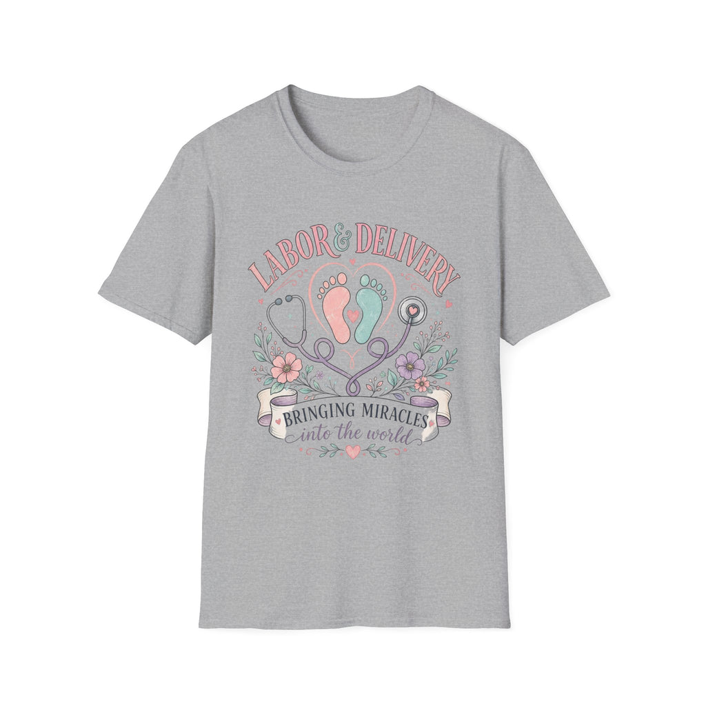 Labor And Delivery T Shirt Design Celebrating New Life