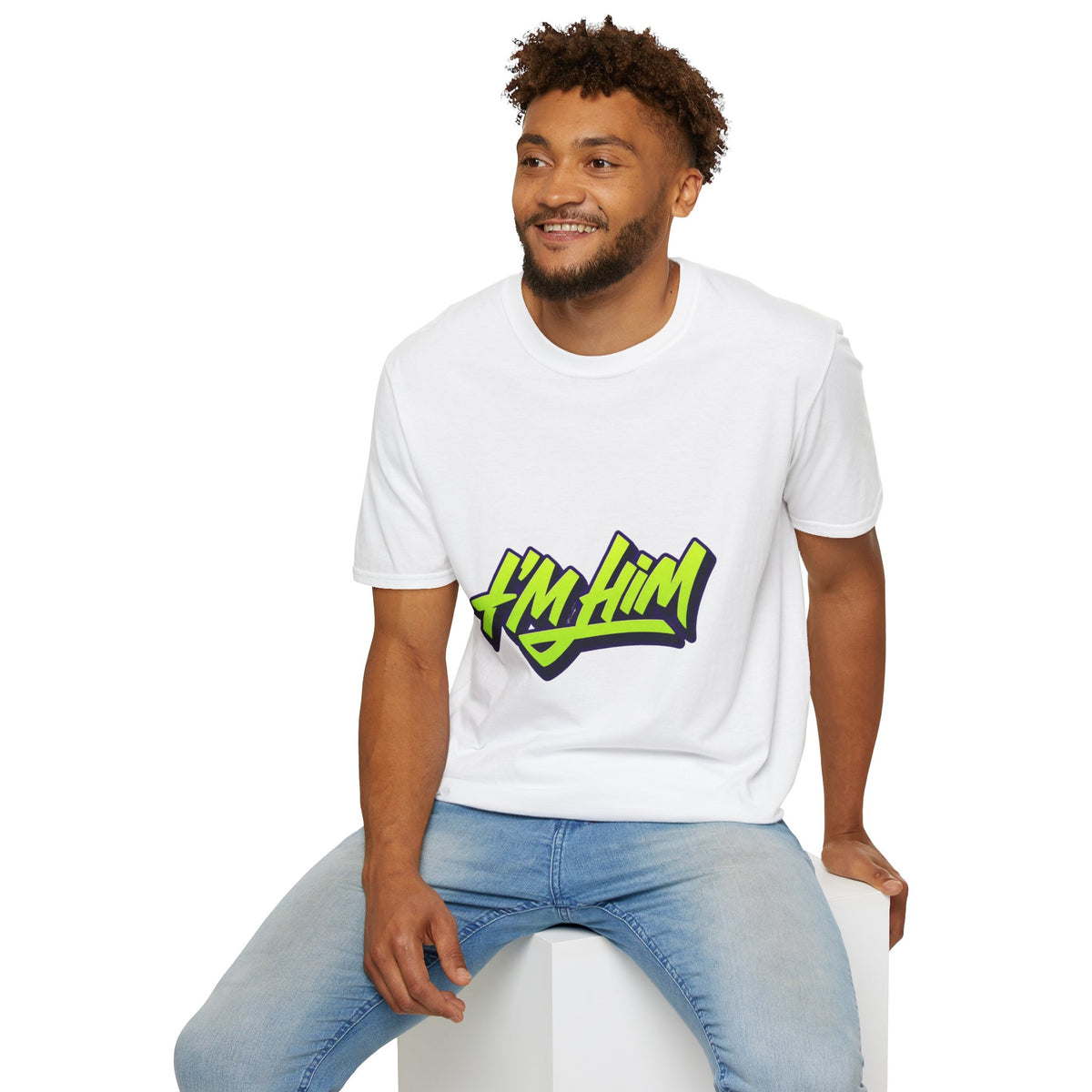 I'm Him T-Shirt — Bold Neon Streetwear Graphic Tee