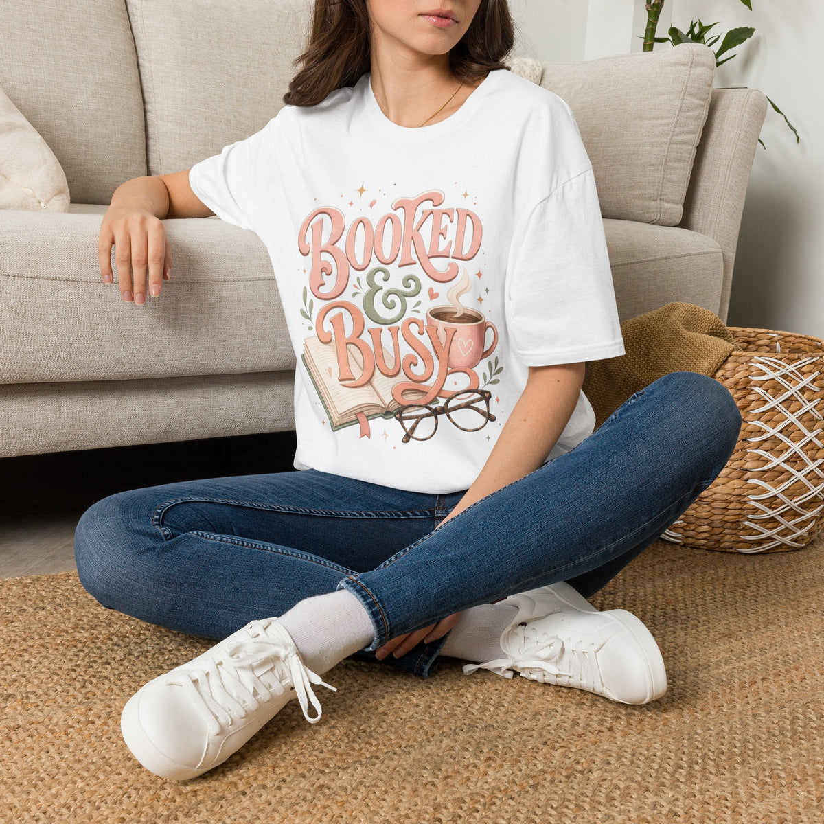 Chic Typography Design With Whimsical Illustrations And Pastel Colors
