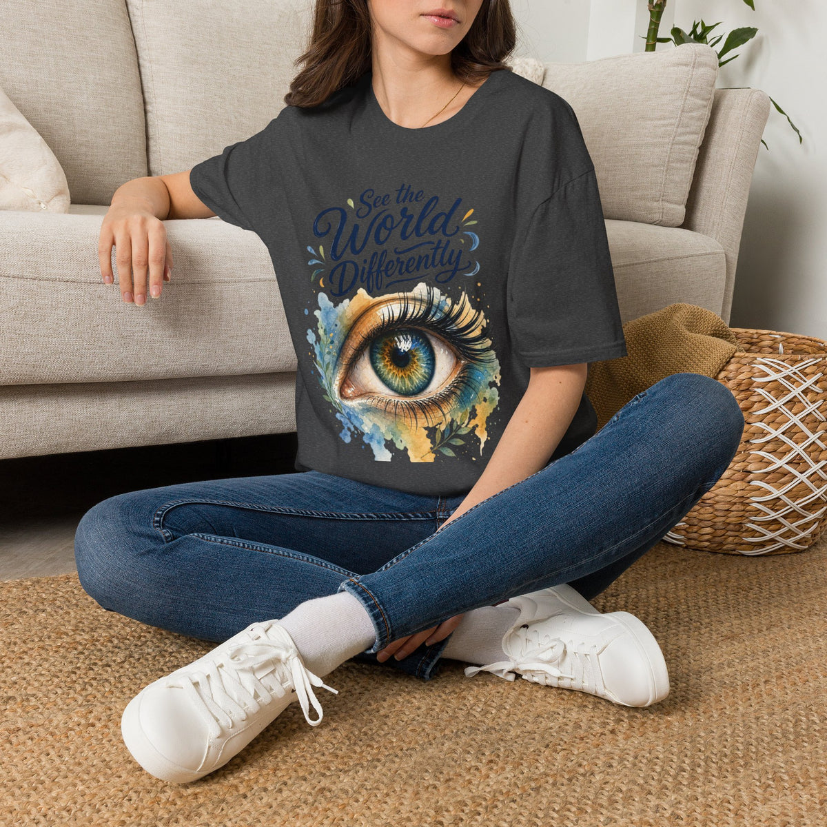 See the World Differently T-Shirt — Artistic Eye Graphic Tee