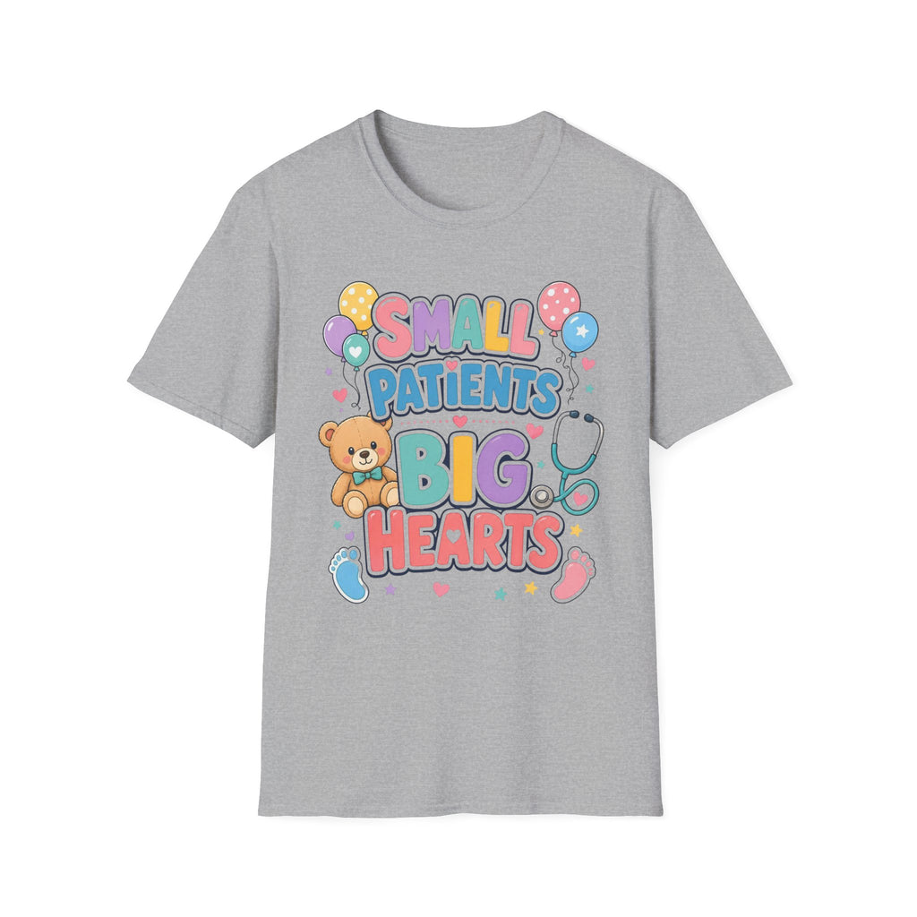 Vibrant T Shirt Design Celebrating Pediatric Care With Balloons