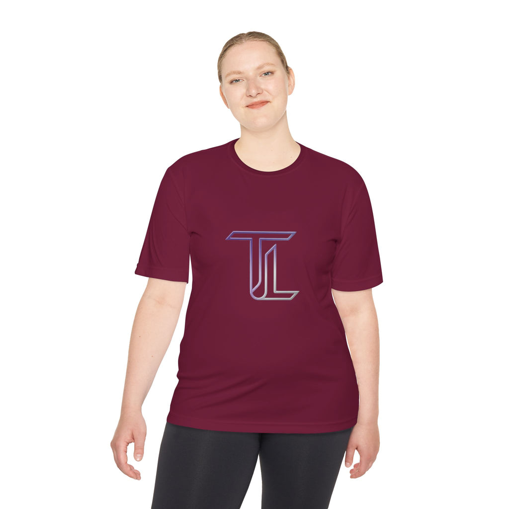 Monogram TL Performance Tee — Moisture-Wicking Athletic Shirt
