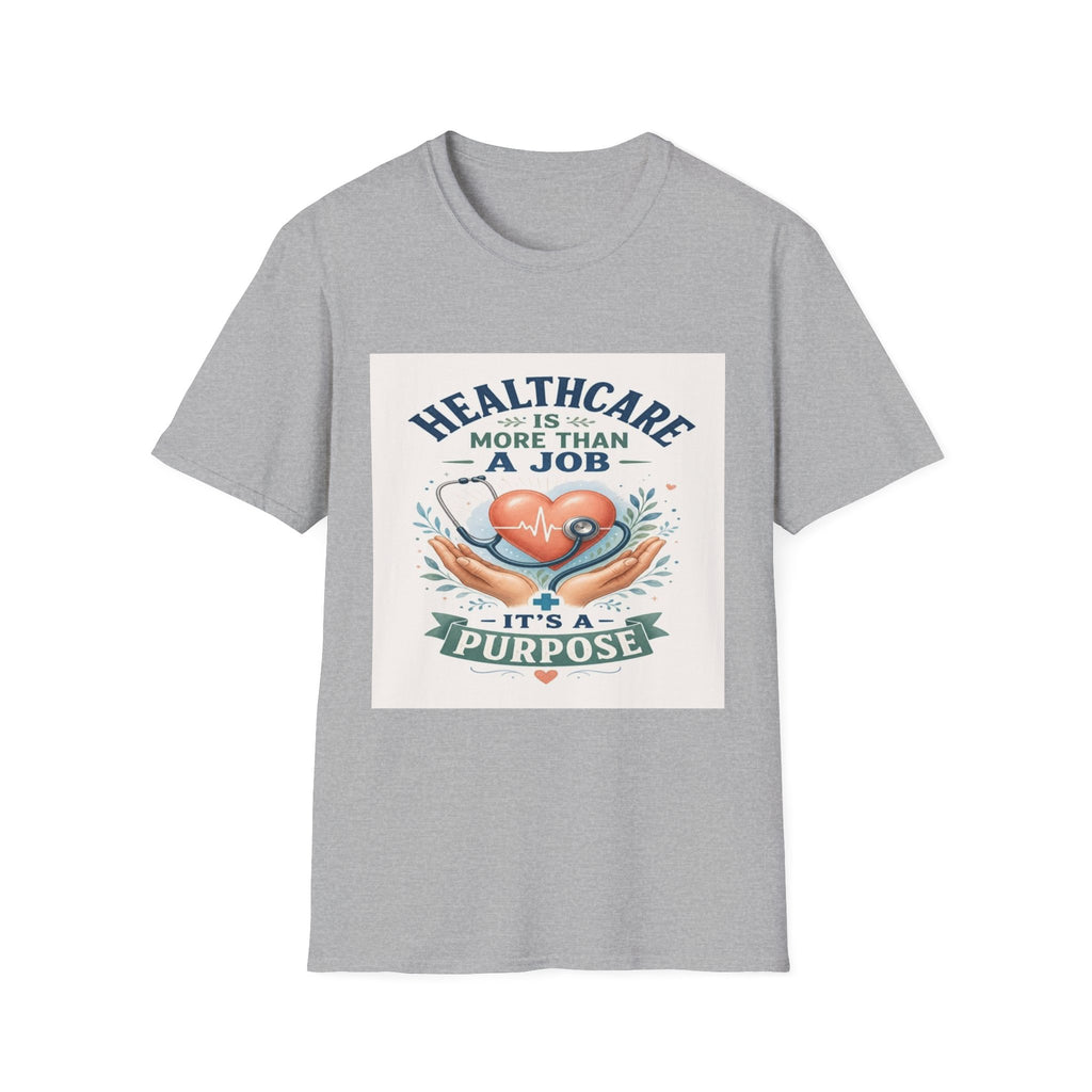Inspirational T-shirt Design Featuring Compassionate Healthcare Imagery- Graphic Tees