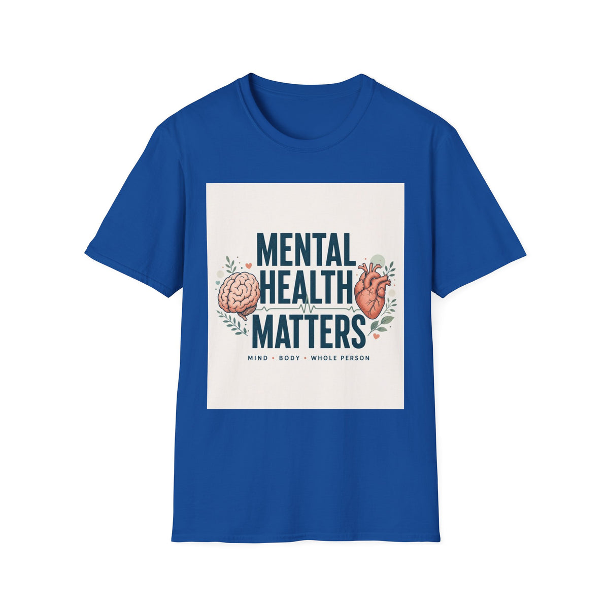 Bold Typography Design Emphasizing Mental Health Awareness