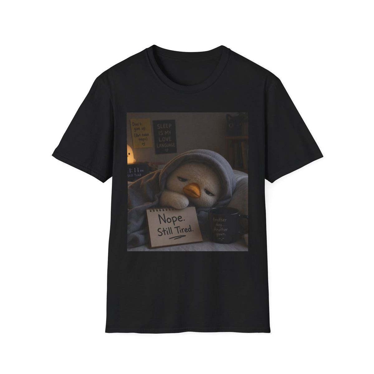 Slumpy Penguin "Nope, Still Tired" T-Shirt!