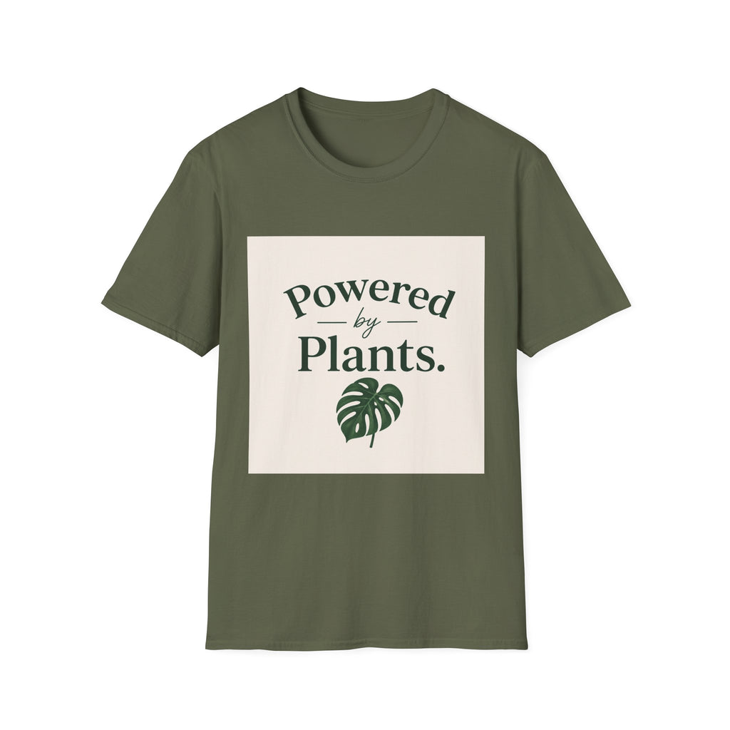 Powered by Plants T‑Shirt — Vegan/Plant Lover Tee