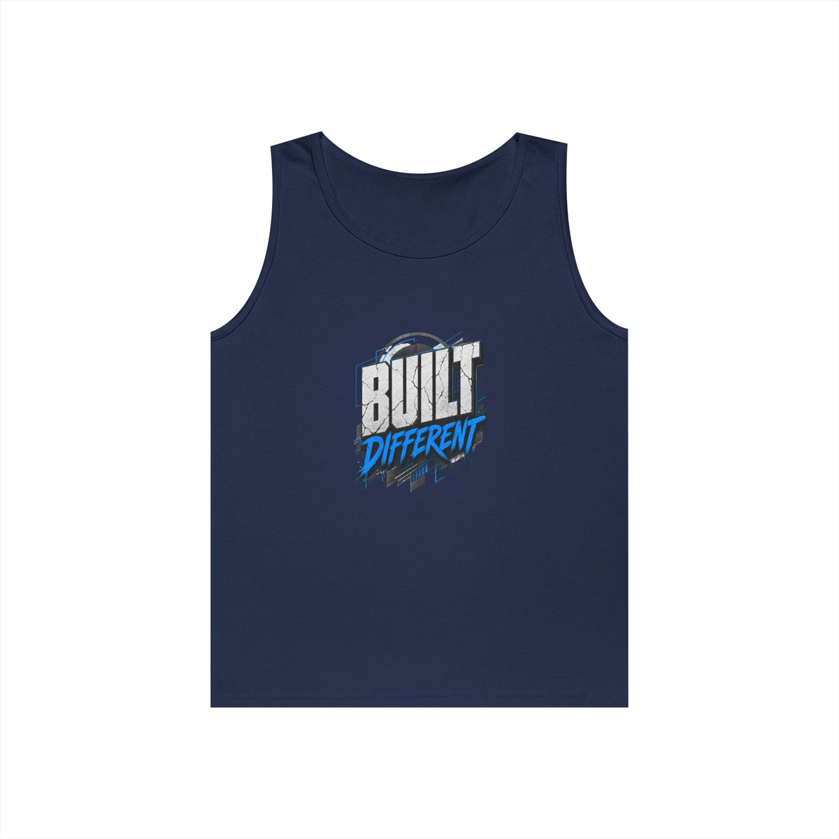 Built Different Tank Top – Graphic Motivational Workout Tee