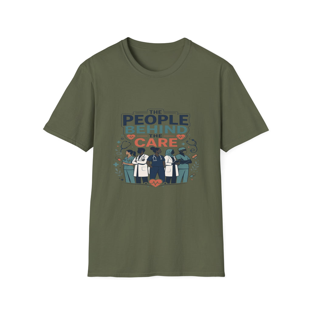 Modern T-Shirt Design Celebrating Healthcare Professionals' Dedication- Graphic Tees