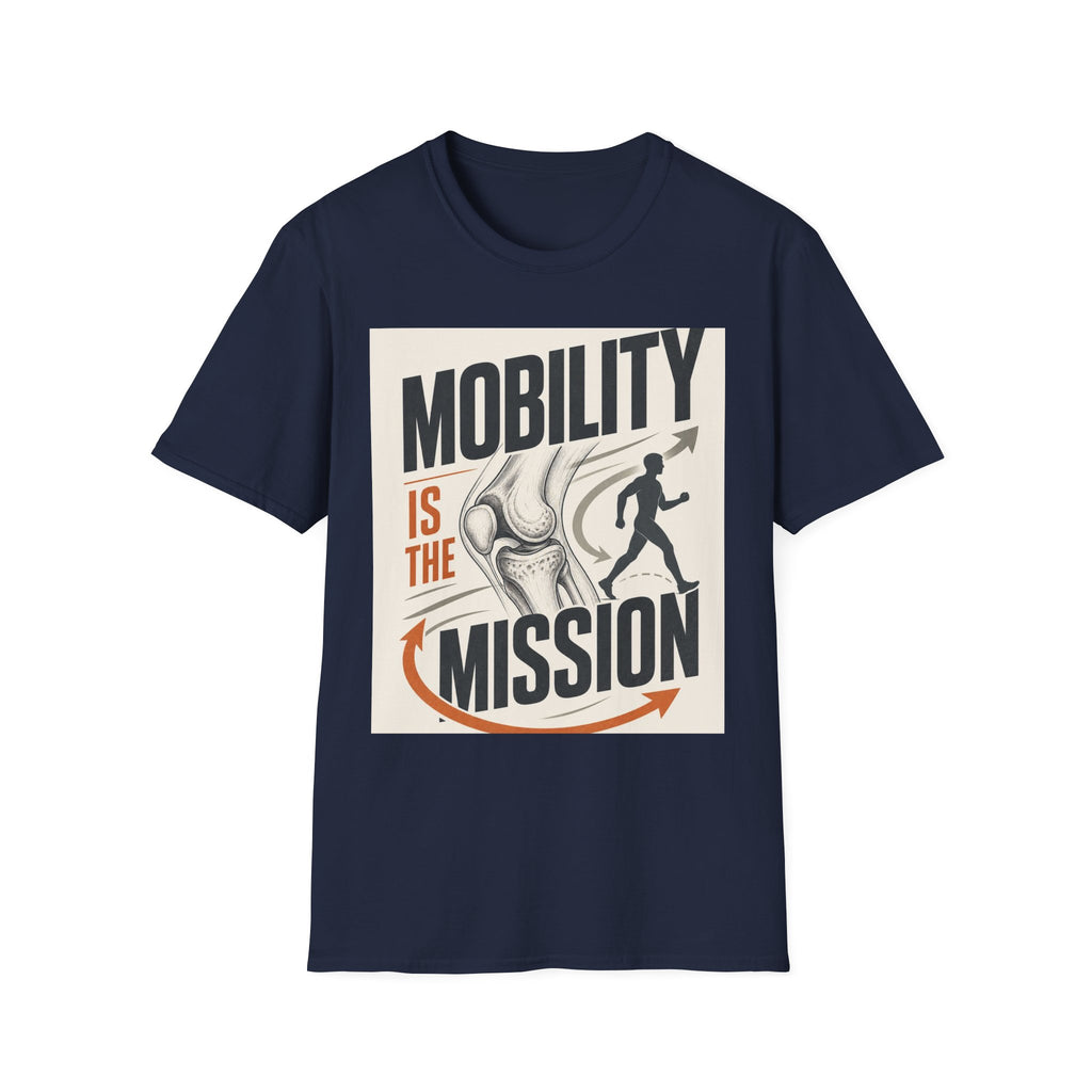 Bold Typography And Anatomical Illustration Representing Mobility Mission