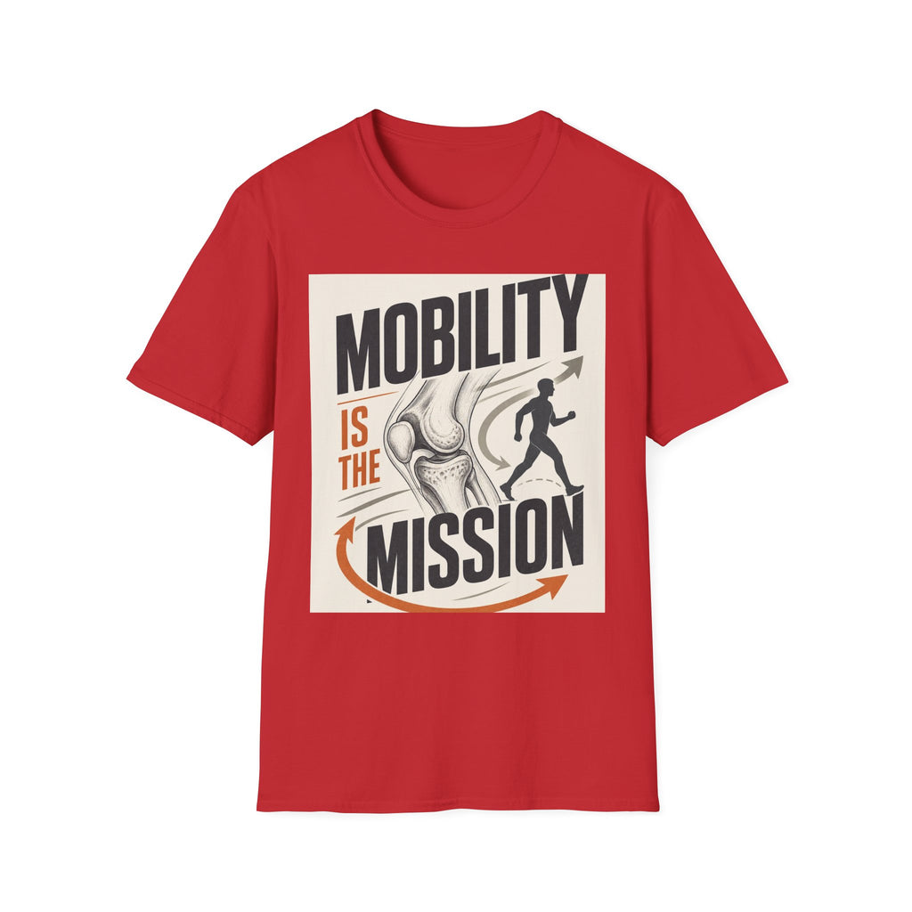 Bold Typography And Anatomical Illustration Representing Mobility Mission