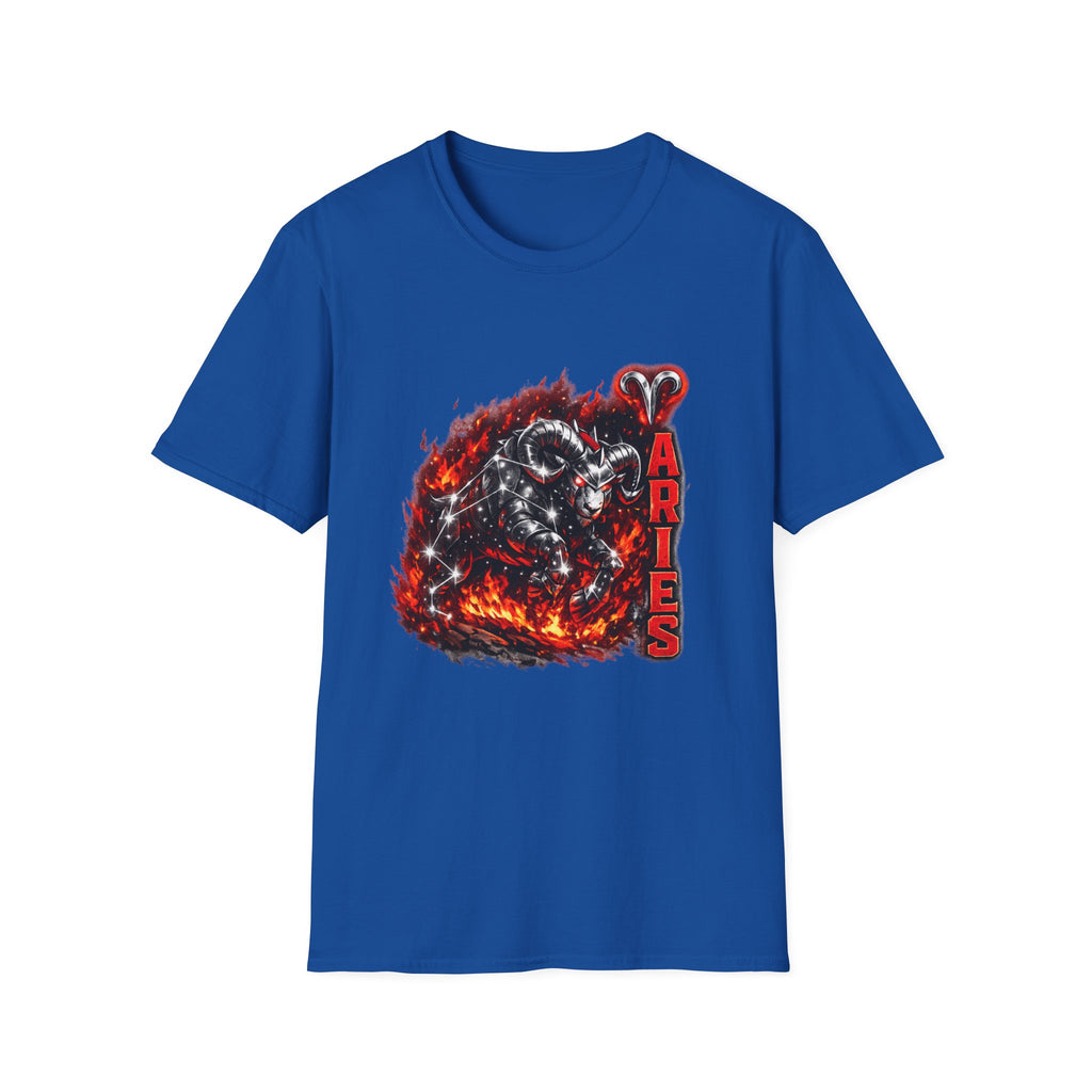Aries Ram Zodiac T-Shirt — Fiery Ram Astrology Tee