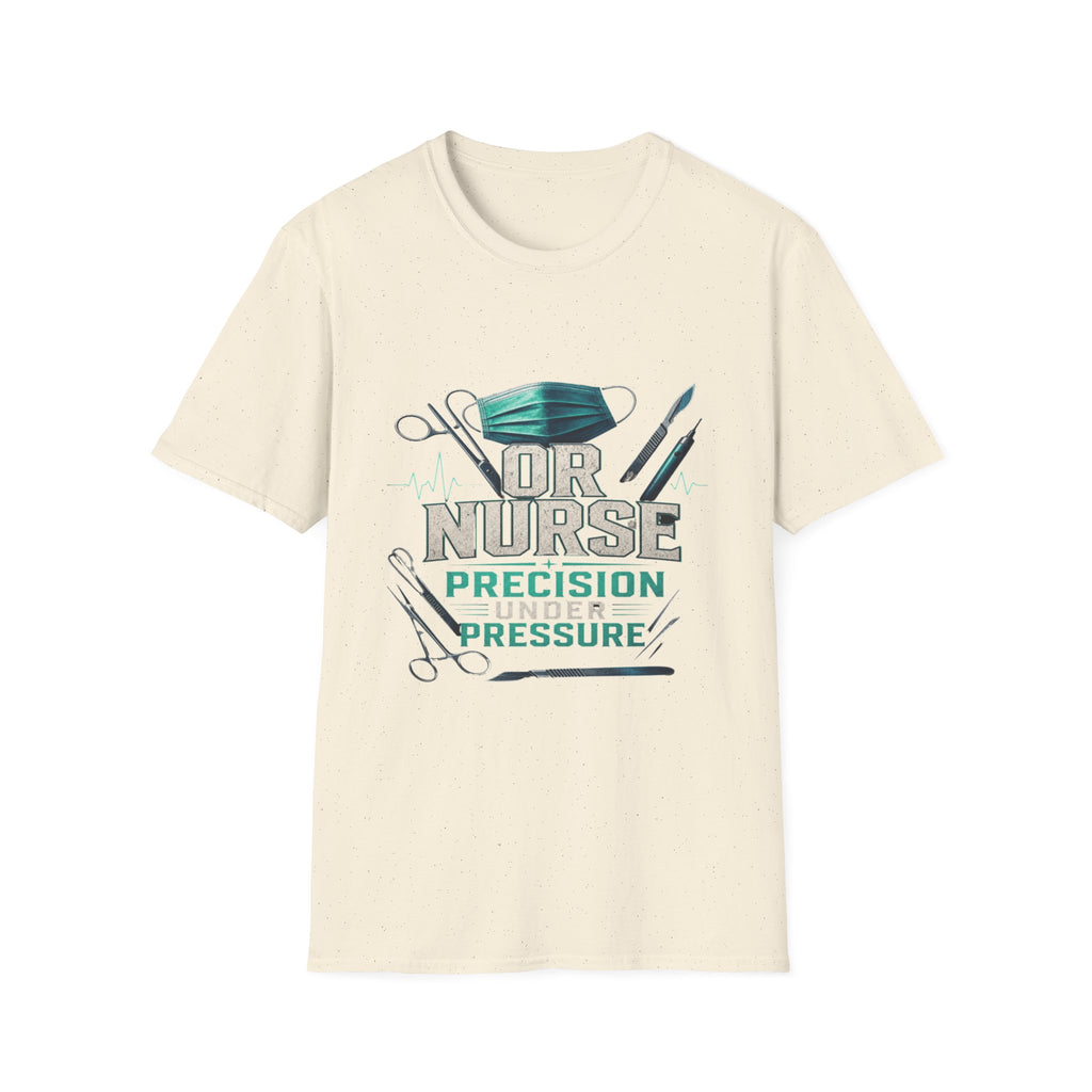 Bold Typography T-Shirt Design For OR Nurse Theme- Graphic Tees