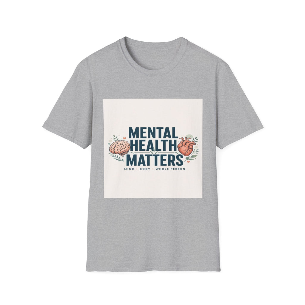 Bold Typography Design Emphasizing Mental Health Awareness- Graphic Tees