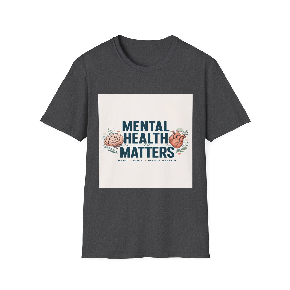 Bold Typography Design Emphasizing Mental Health Awareness- Graphic Tees