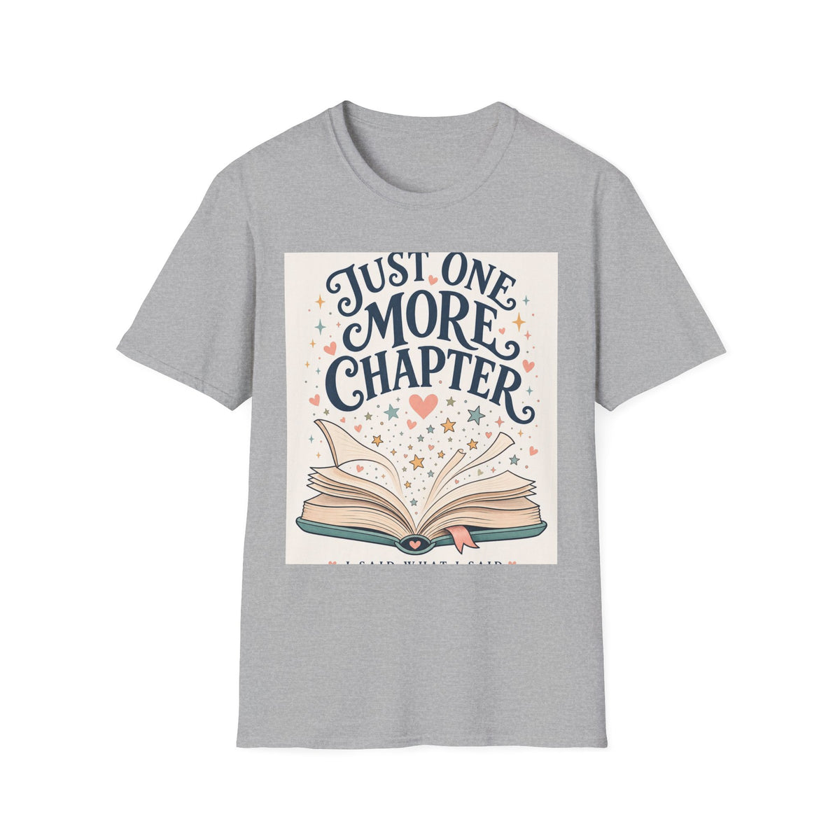 Open Book Turning Into Stars And Hearts With Text Design