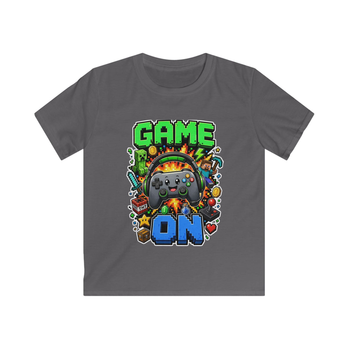 Kids Tee - "Game On" Retro Gamer Controller Design
