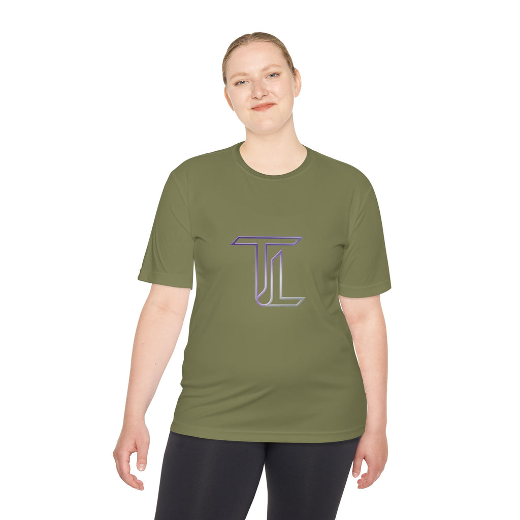 Monogram TL Performance Tee — Moisture-Wicking Athletic Shirt