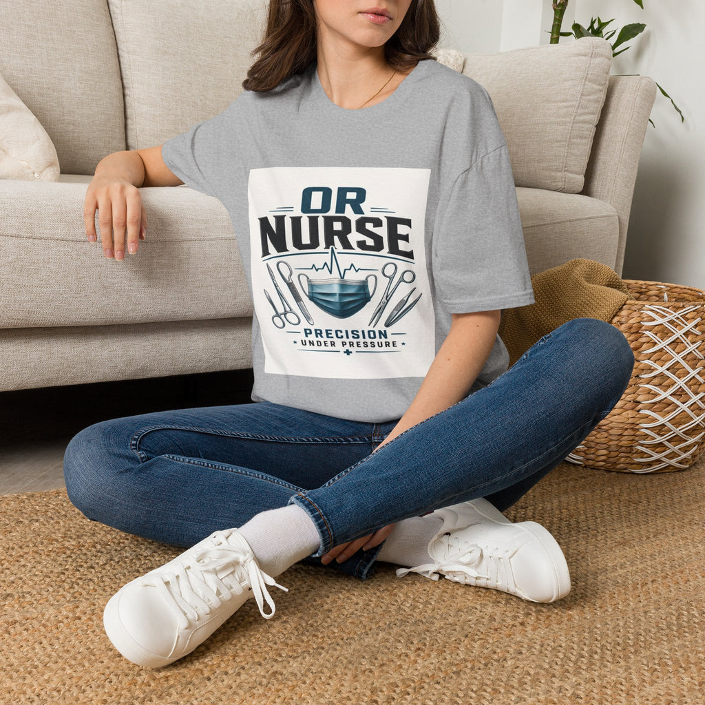 Bold T-Shirt Design Featuring Nurse Motto With Instruments- Graphic Tees