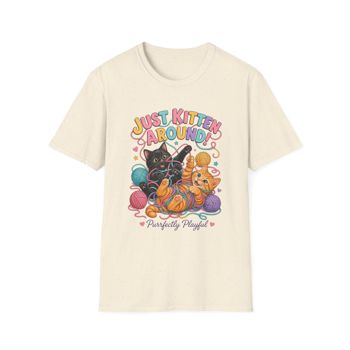 Just Kitten Around T-Shirt — Cute Playful Cat Graphic Tee