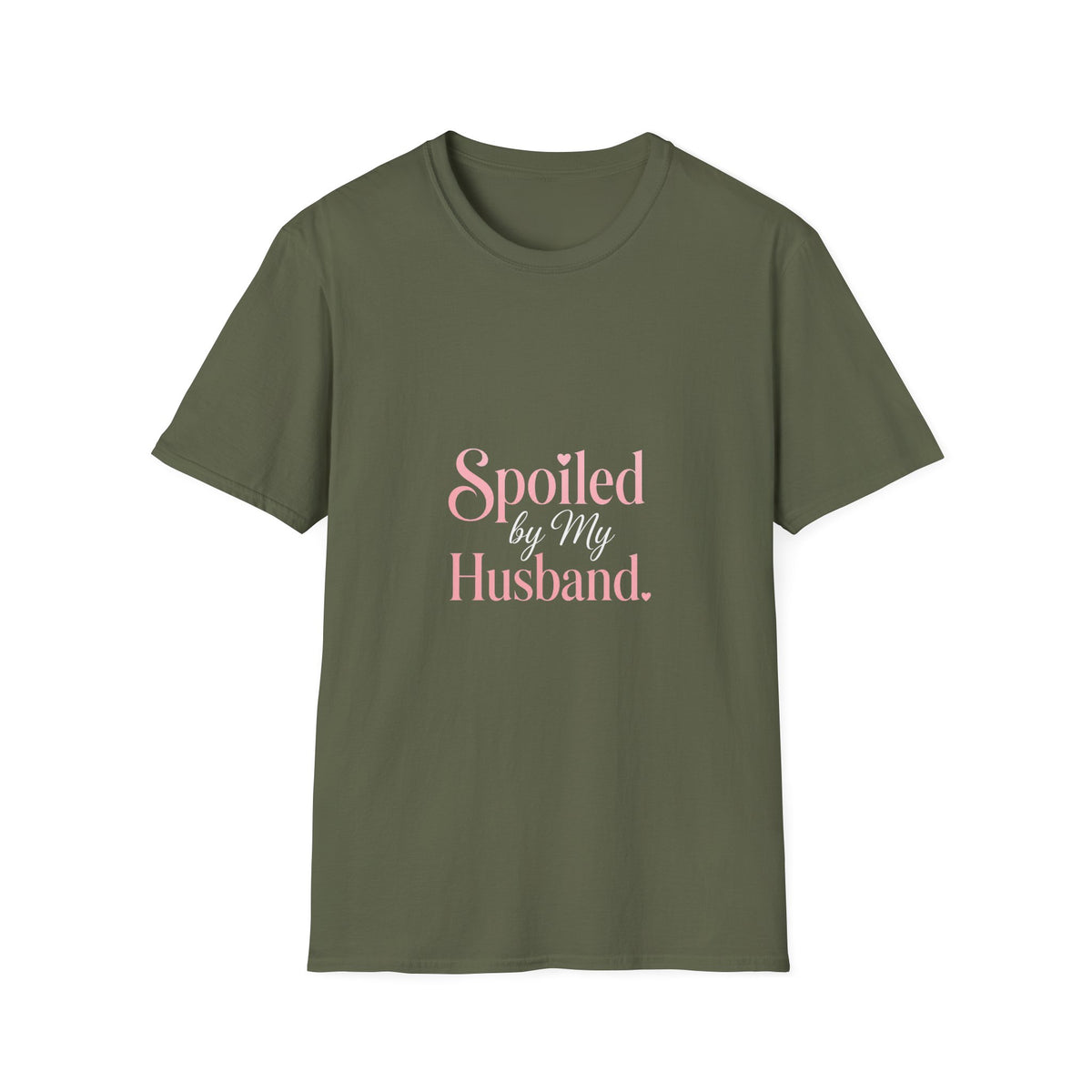 Spoiled Husband T-Shirt — Cute Pastel 'Spoiled' Graphic Tee for Wife or Partner Gifts