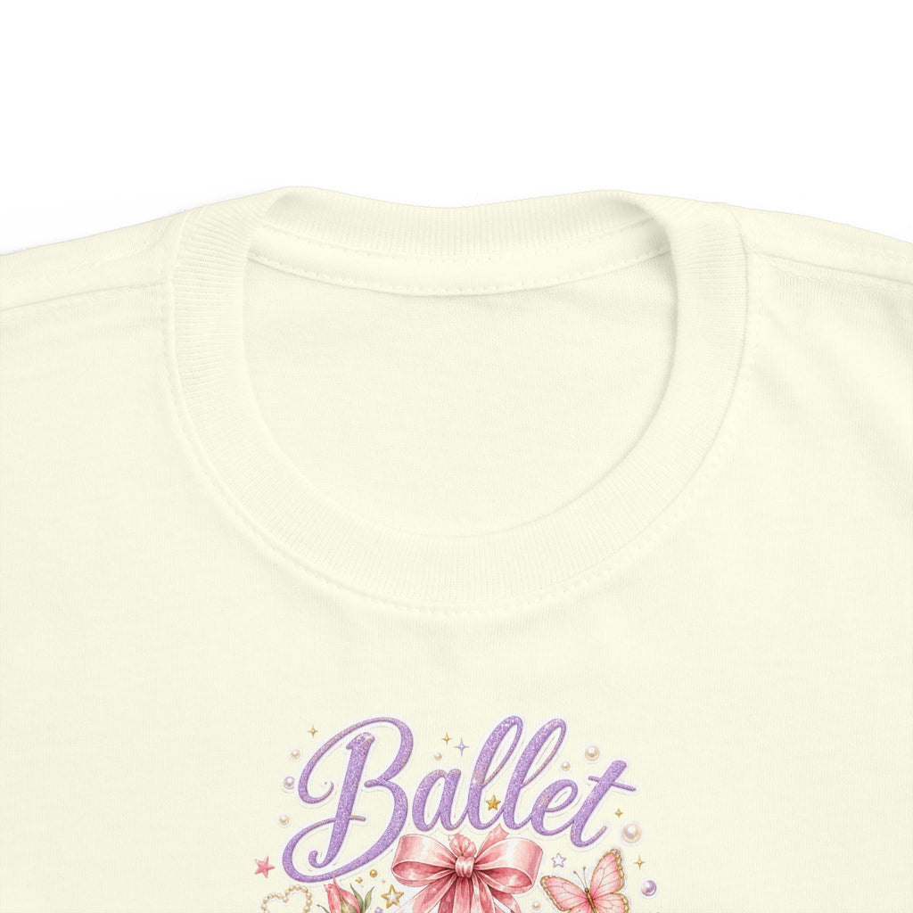 Toddler Tee — 'Believe in Dreams' Ballet Ballerina Floral Graphic
