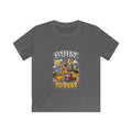 Kids Tee — "Built to Play" Construction Trucks Graphic