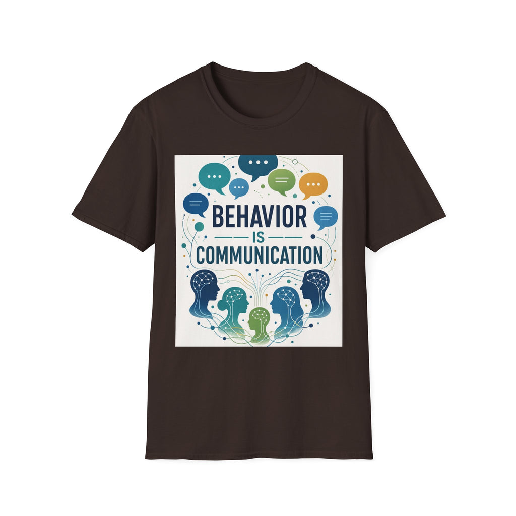 T Shirt Design Featuring Bold Phrase Surrounded By Colorful Speech Bubbles